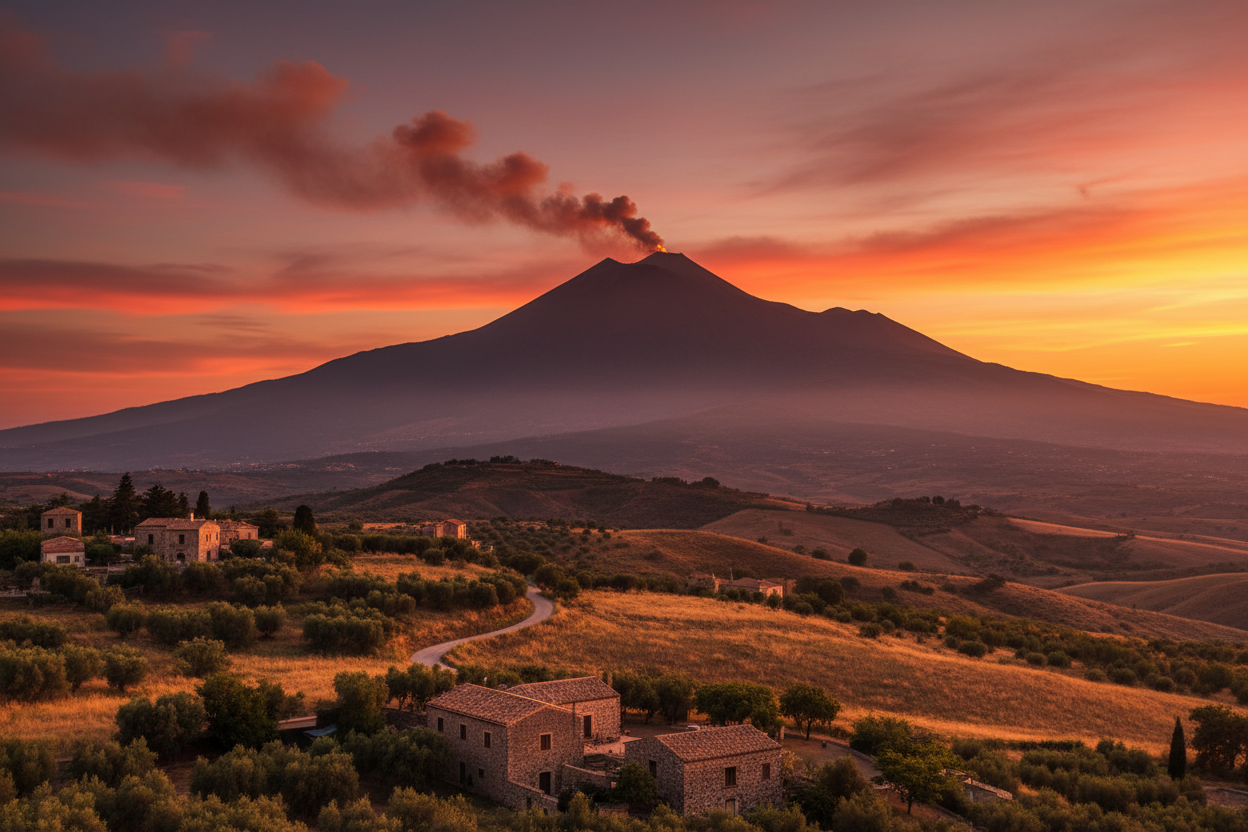 Etna al tramonto 